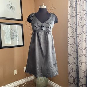 CALYPSO ST BARTH Shireen Scallop Dress 100% Silk